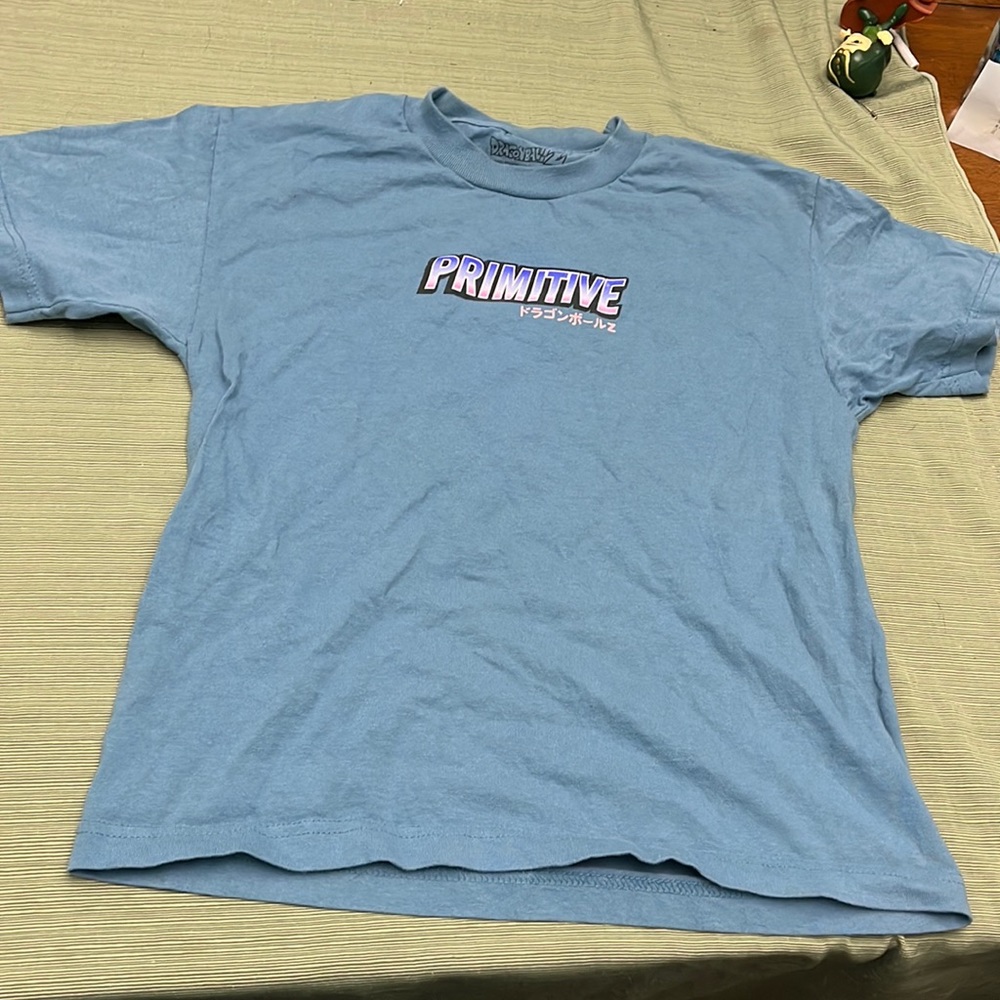 Dragon ball Z, Primitive, MECHA FREEZA tshirt, blue youth Large